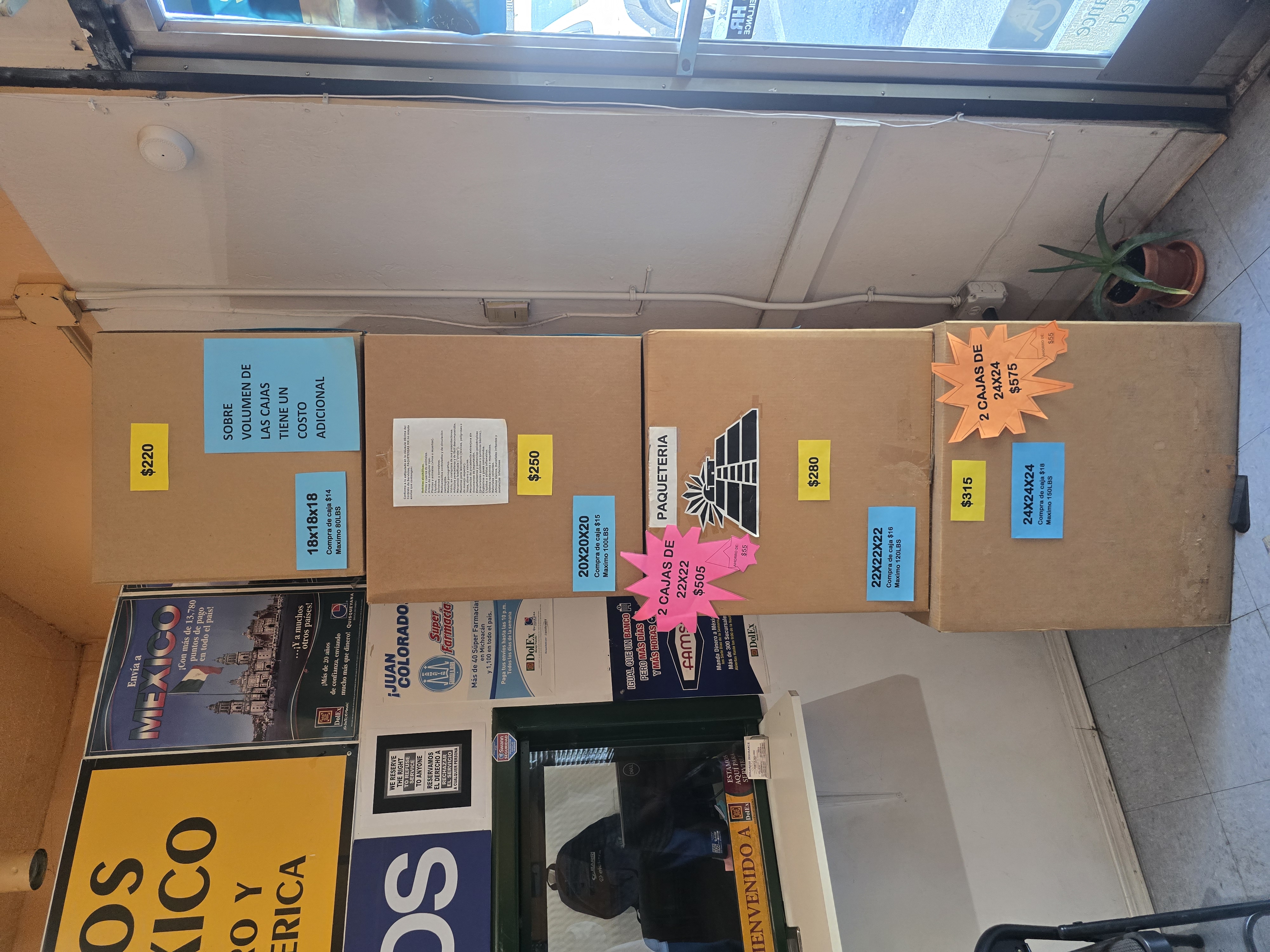 Cajas listas para envío
